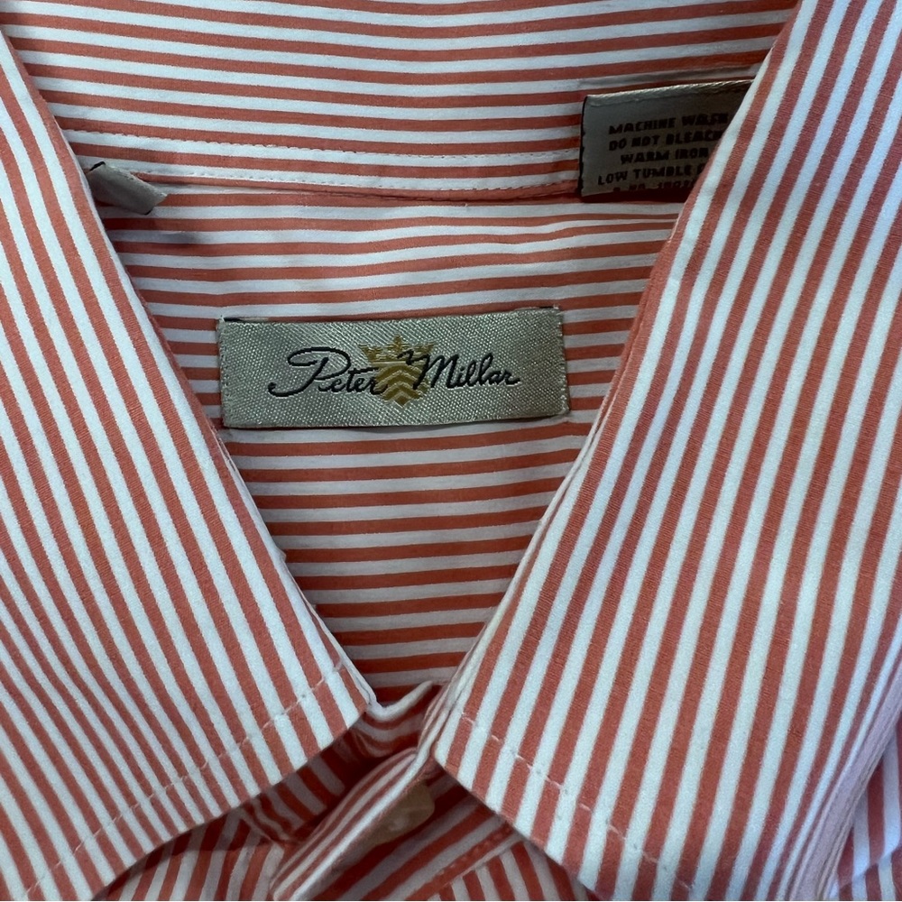 Peter Millar mens Button down dress shirt